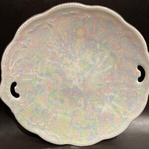 Vintage 20s Union K Porcelain plate/platter CzechoSlovakia lustreware